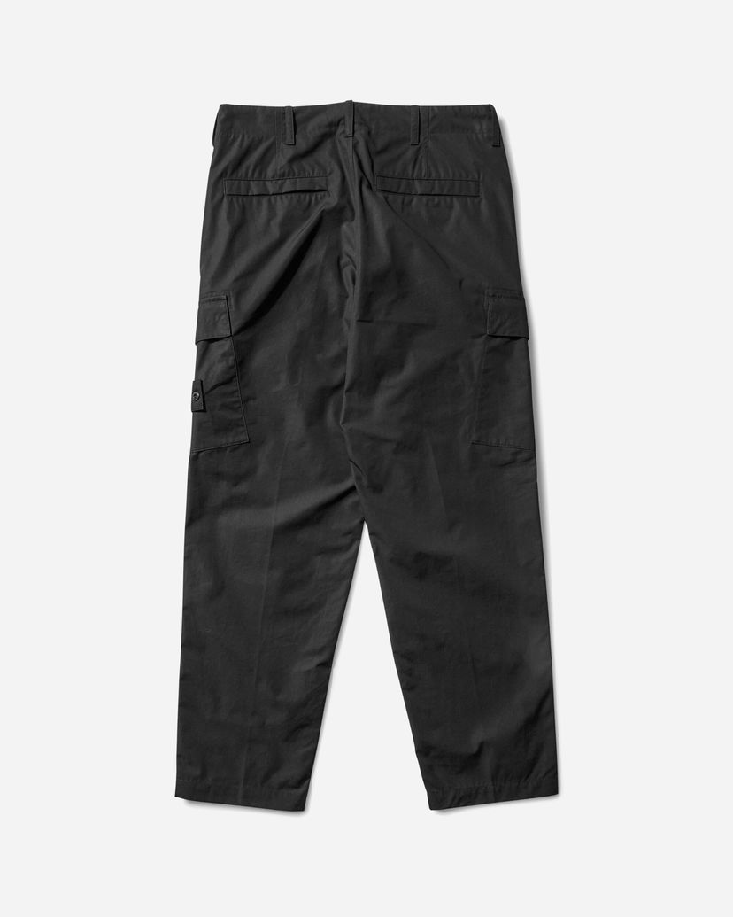 Cargo nohavice Stone Island Ghost Cotton Canvas Cargo Pants Čierna | K2S15-3100019-S00F1 V0029