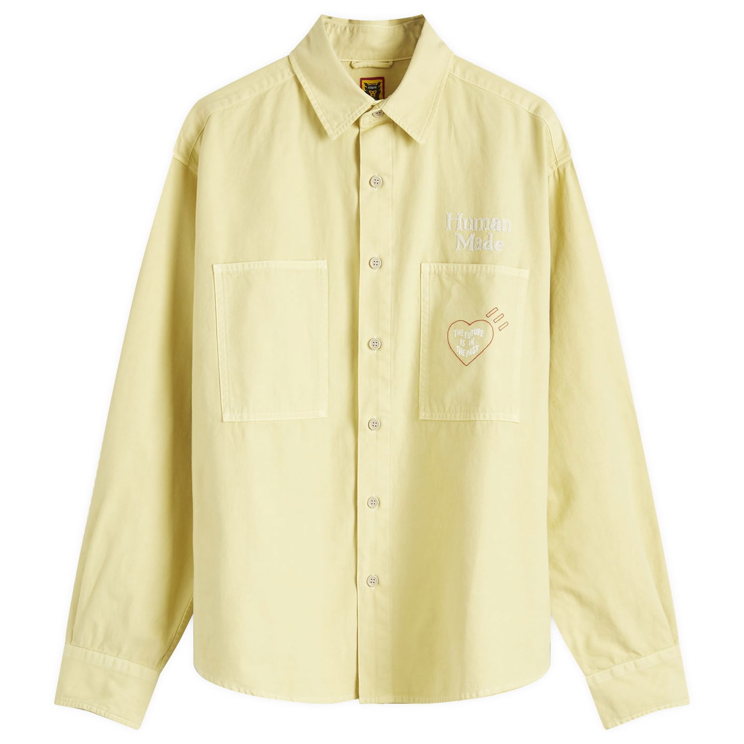 Košeľa Human Made Human Made Men's Stitch Work Shirt, Size Large Žltá | HM28SH017-BG, 1
