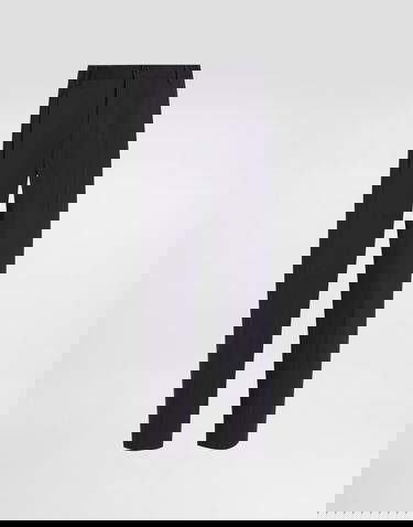 Nohavice Dolce & Gabbana Dolce & Gabbana Wool Canvas Trousers Čierna | GY6UETFUBFTB0665, 0