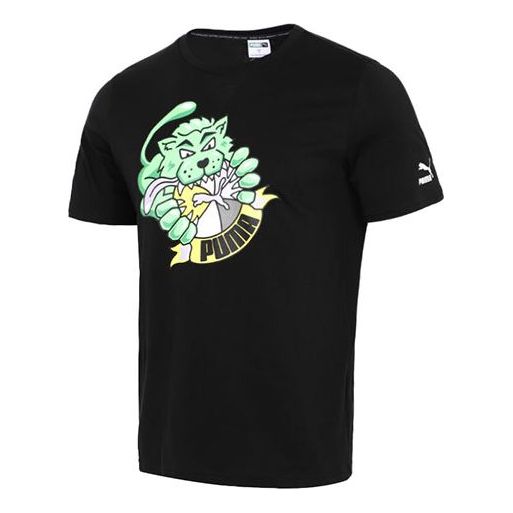 Tričko Puma Graphic Summer T-Shirt Čierna | 532612-01