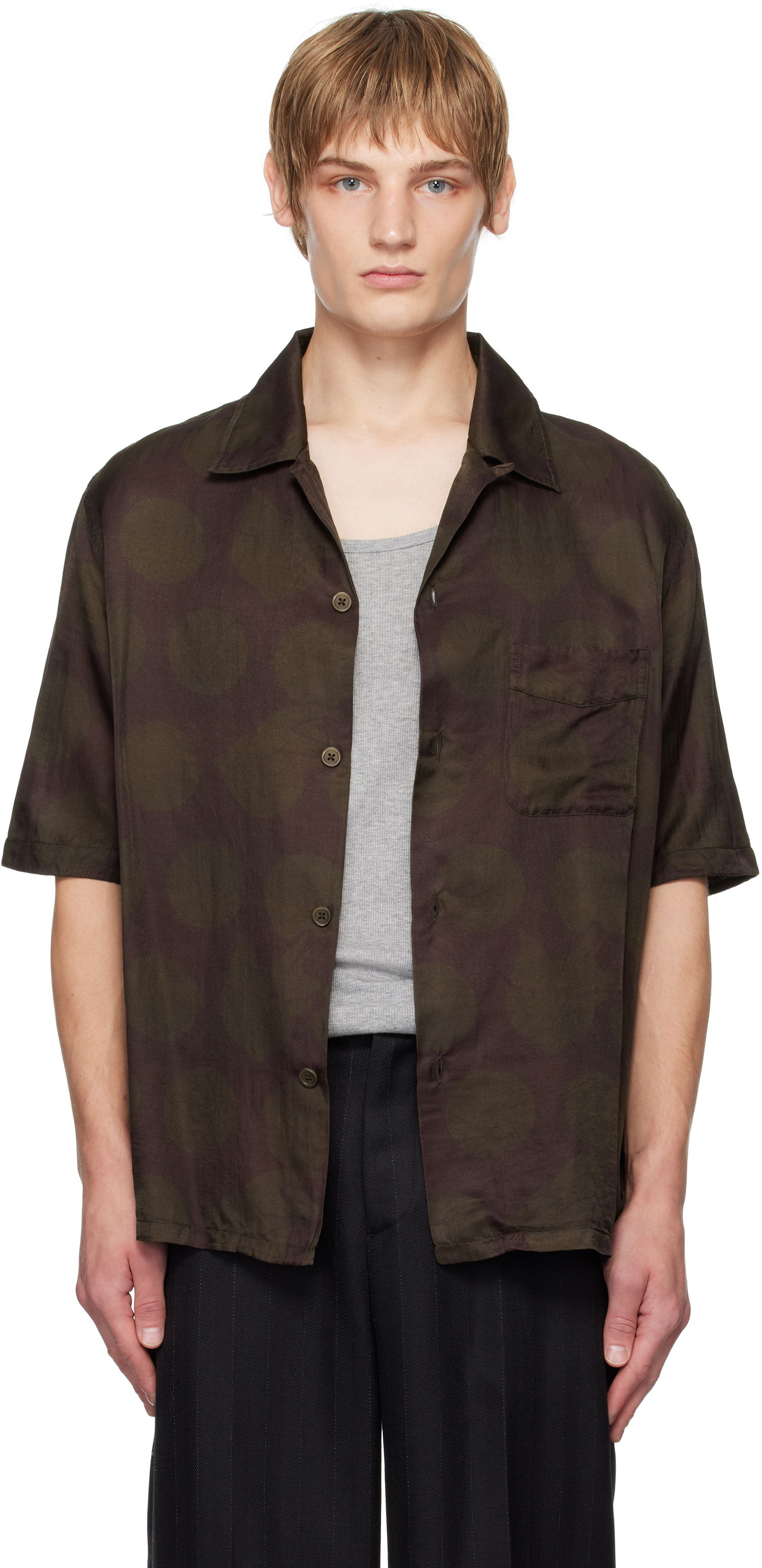 Košeľa OUR LEGACY Heusen Shirt Fialová | M4242HD, 0