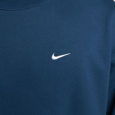 Mikina Nike Solo Swoosh Fleece Crew Modrá | CV0554-460, 2
