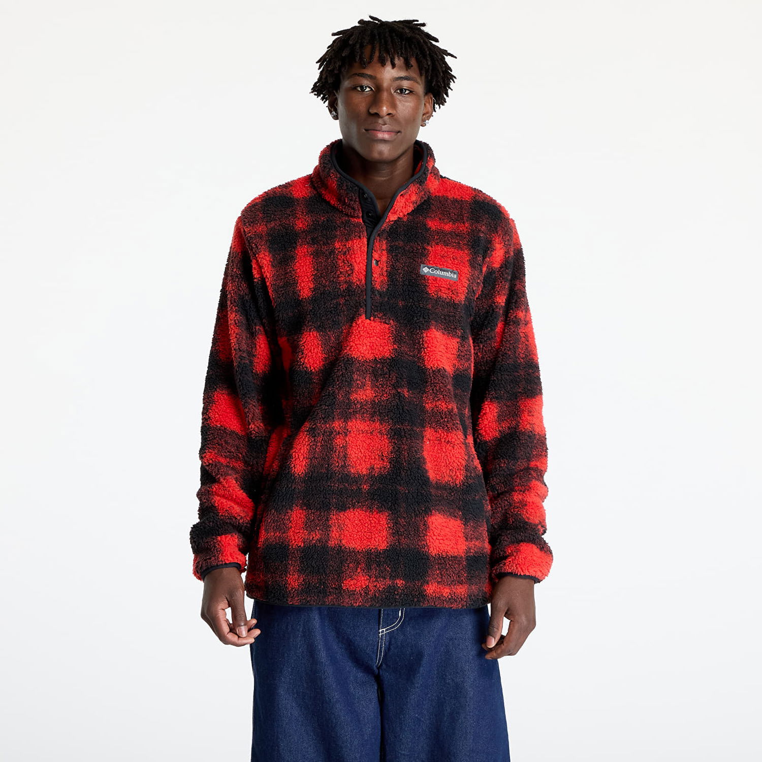 Mikina Columbia Rugged Ridge™ Half Snap Fleece Sail Red Omblur Červená | 2097811698, 0