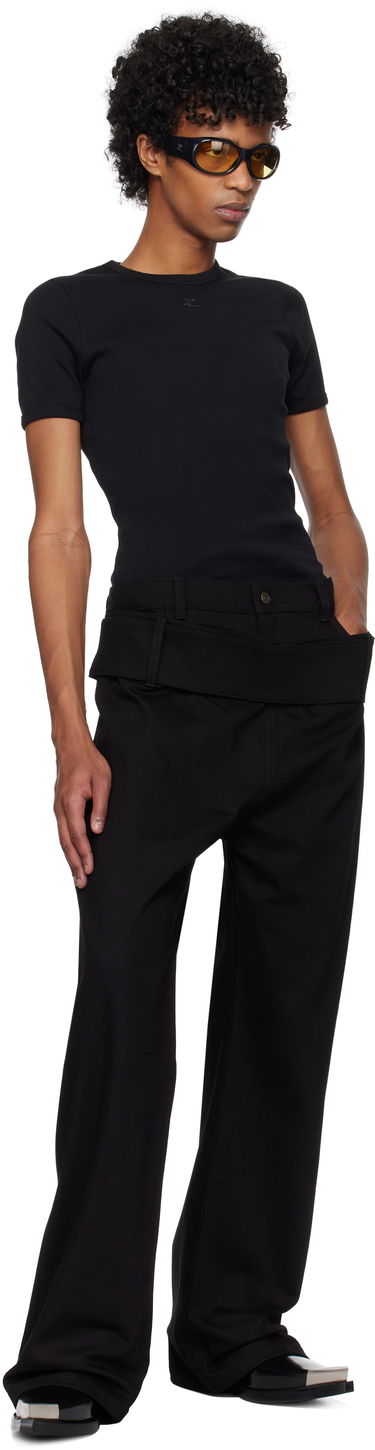 Nohavice Courrèges Courrèges Double Belt Jeans Čierna | 125DPA287DE0020, 3