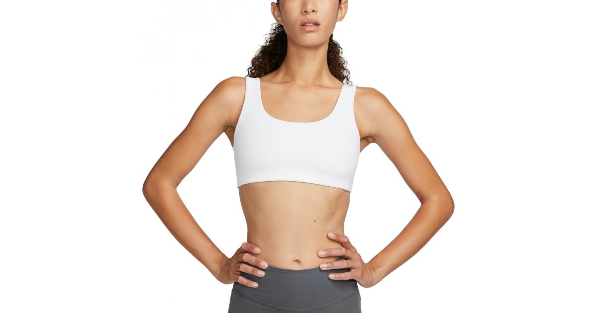 Podprsenka Nike Alate All U Bra Biela | dv9855-100, 1