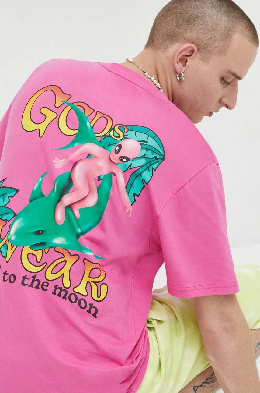 Tričko GCDS Cotton Tee Ružová | SS23M130653, 0
