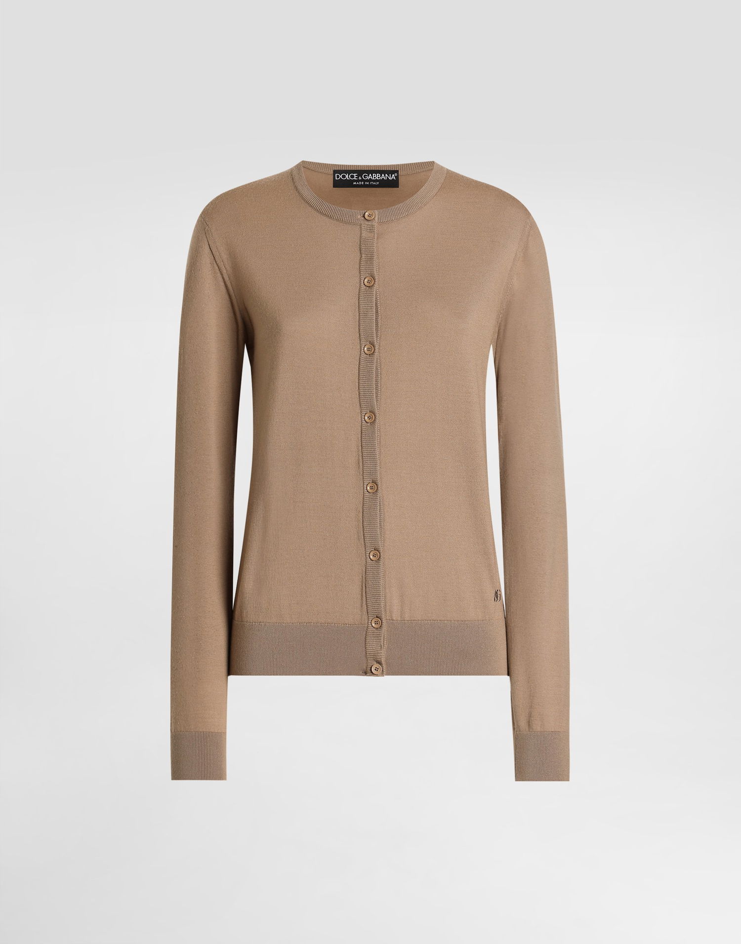 Sveter Dolce & Gabbana Cashmere Cardigan 46 Béžová | FXV09ZJBW0PM0444, 0