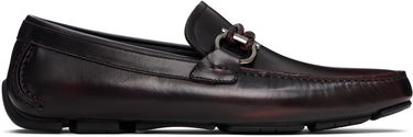 Tenisky a topánky FERRAGAMO Salvatore Ferragamo Gancini Ornament Driver Loafers Vínová | 778845, 0