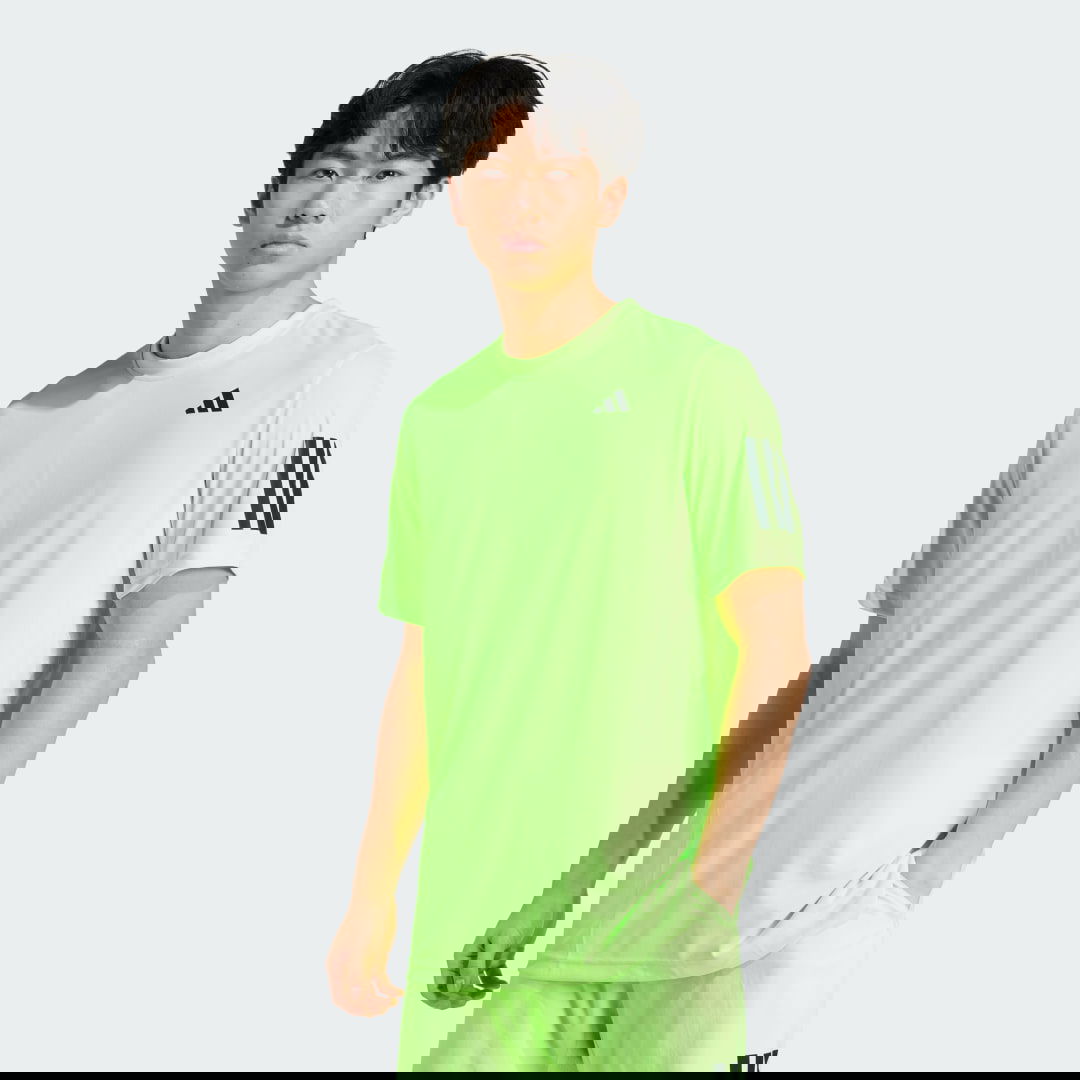 Tričko adidas Performance Club Tennis Climacool 3-Stripes T-Shirt Zelené | JG0979, 0