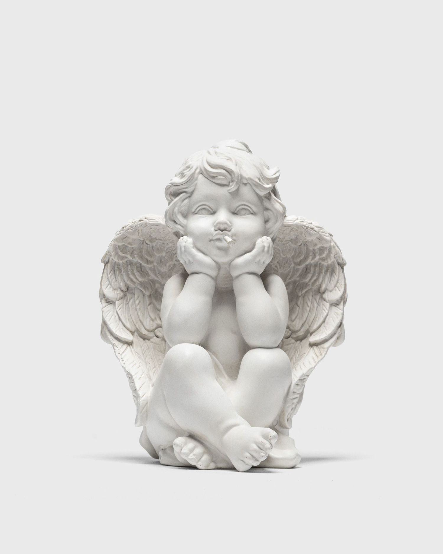 Home decor Fucking Awesome Smoking Cherub Hide-A-Key Home Decor Biela | PN20165-WHITE, 0