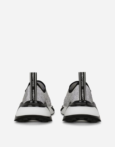 Tenisky a topánky Dolce & Gabbana Fast Sneakers With Fusible Rhinestones Šedá | CK2172AJ67389697, 2