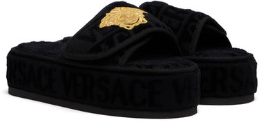 Oblečenie Versace Versace 'Versace Allover' Slippers Čierna | ZSL000003_ZCOSP052, 3
