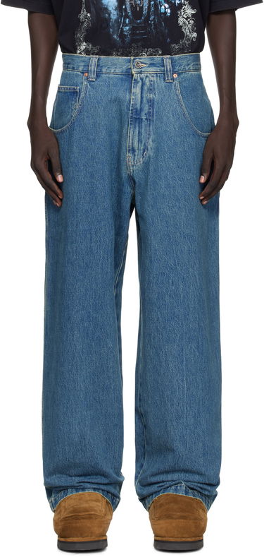 Džínsy VETEMENTS Vetements Hip-Hop Jeans Modrá | UH76DP250VB, 0