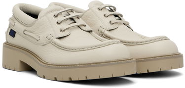 Oblečenie Burberry Burberry Raft Boat Shoes Biela | 8101631, 3