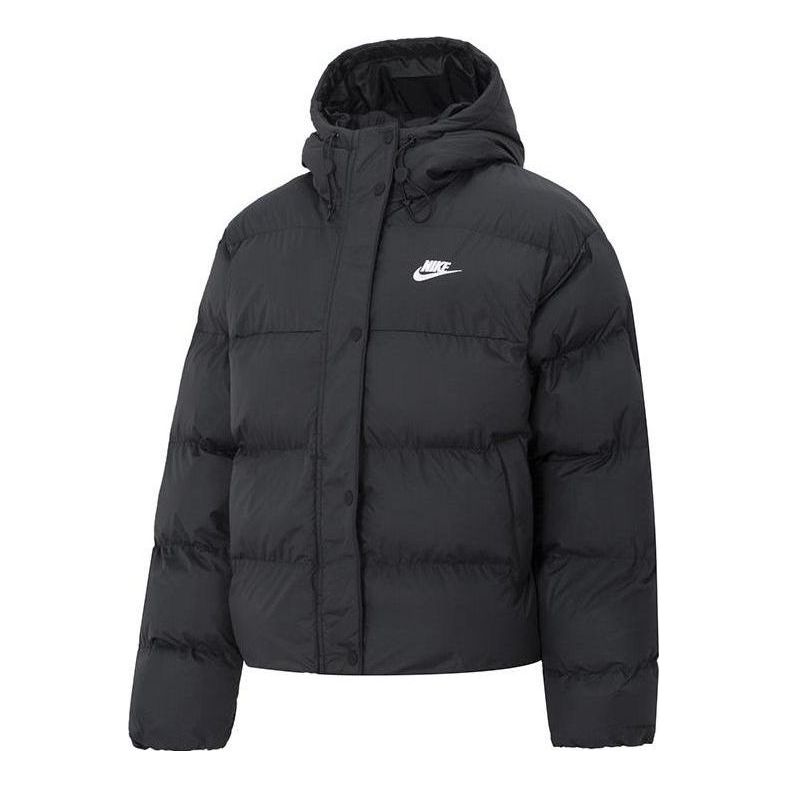 Prešívaná bunda Nike NSW Essential Down Puffer Jacket Čierna | FD8291-010