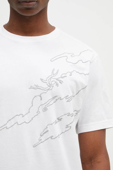Tričko Maharishi Sparse Bonsai T-Shirt Biela | 5339-WHT, 3