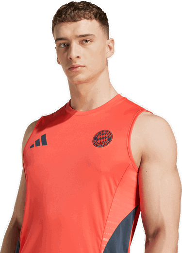 Tielko adidas Originals FC Bayern Tiro25 Competition Sleeveless Jersey Oranžová | jn7523, 3