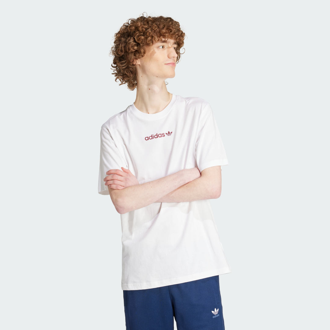 Tričko adidas Performance Trefoil Biela | JP3700, 1