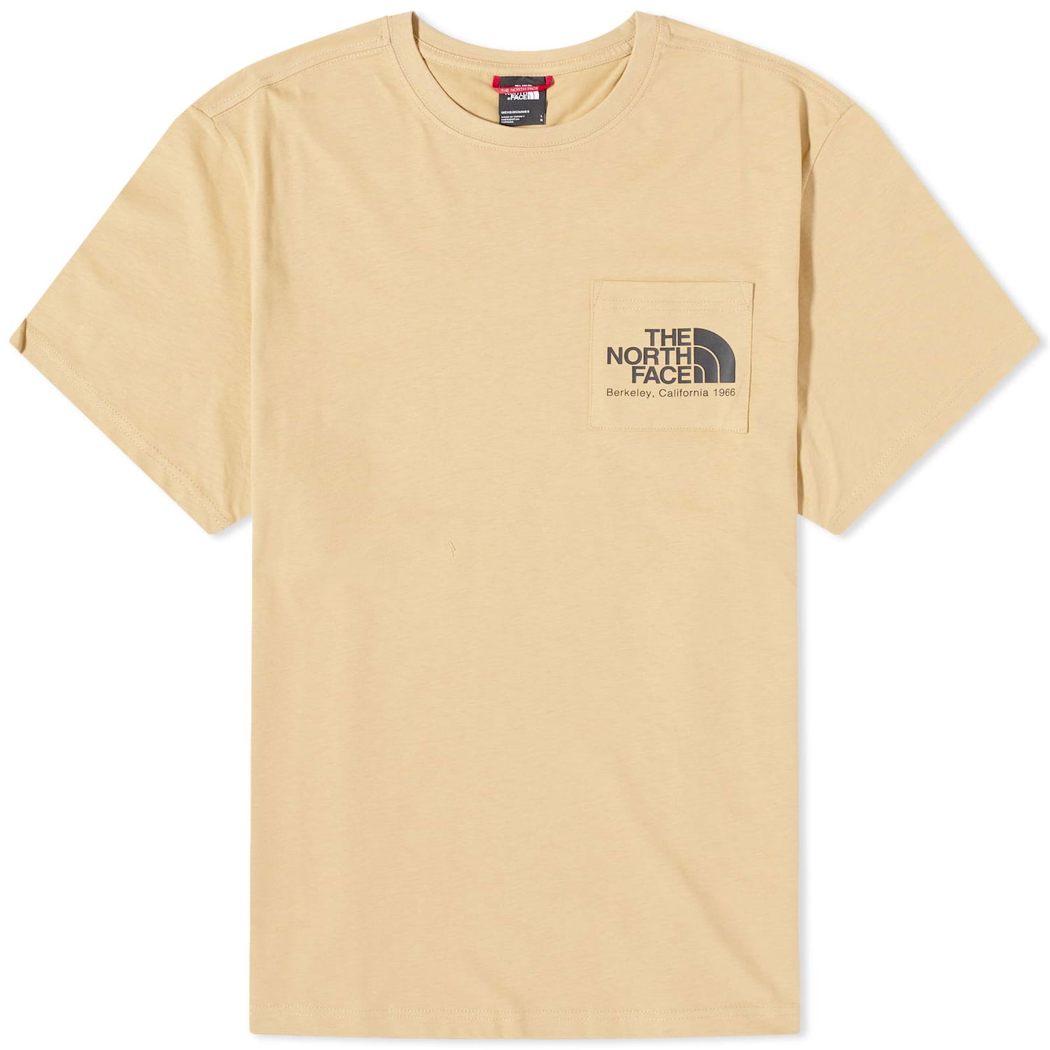Tričko The North Face Berkeley California Pocket T-Shirt Béžová | NF0A55GDQV2, 0