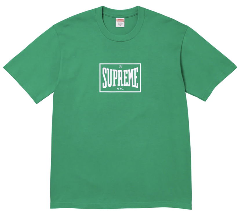 Tričko Supreme Warm Up Tee Green Zelené | FW23T31 GREEN