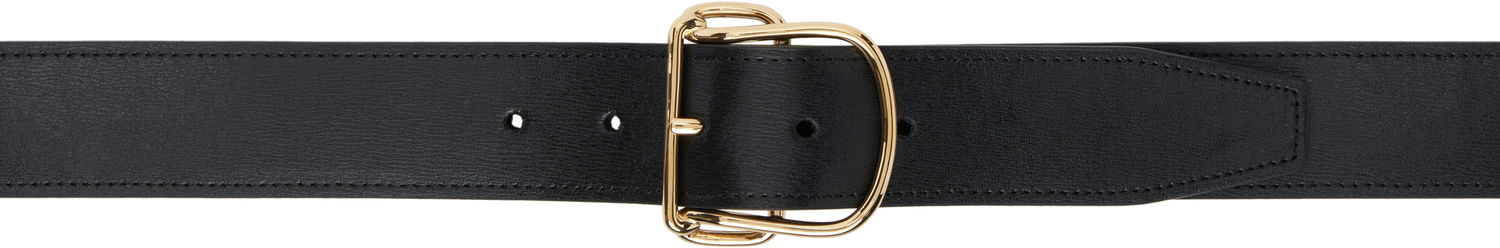 Opasok TOTEME TOTEME Swirl Leather Belt Čierna | 252-WAM0046-LE0025, 0
