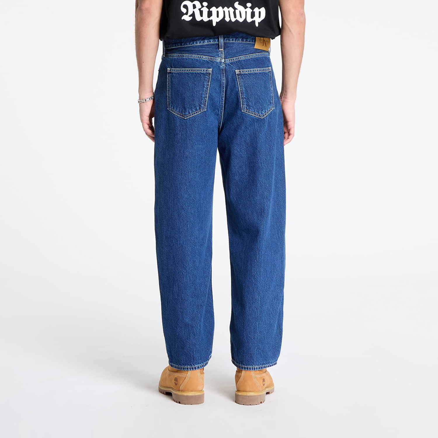 Džínsy CALVIN KLEIN Calvin Klein Jeans Barrel Jeans W25/L32 Modrá | J20J225004 1BJ, 1