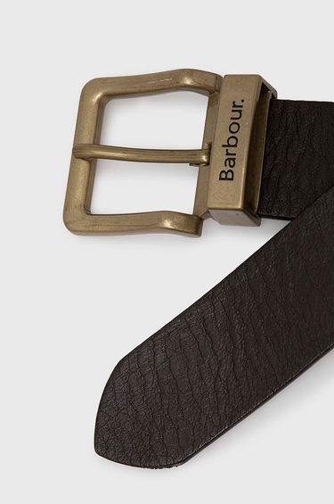 Opasok Barbour Leather Belt Hnedá | MAC0208, 1