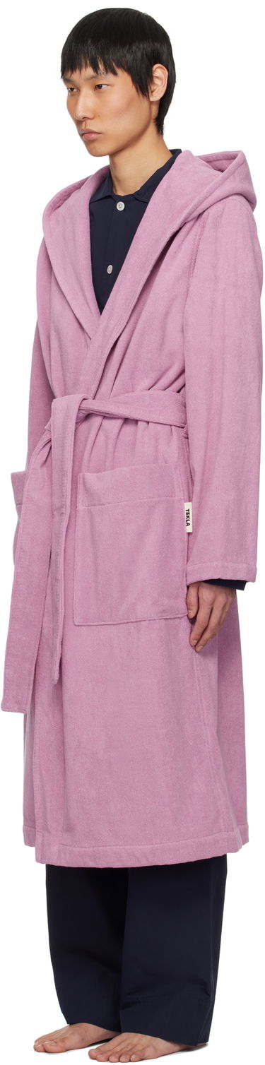 Trenčkot TEKLA Tekla Terry Classic Bathrobe Ružová | CB-MAG, 3