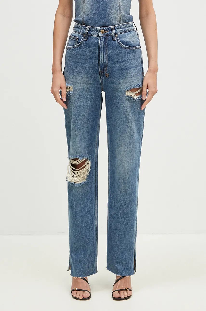 Džínsy Ksubi High Waist Ripped Jeans Modrá | WFA24DJ001, 0