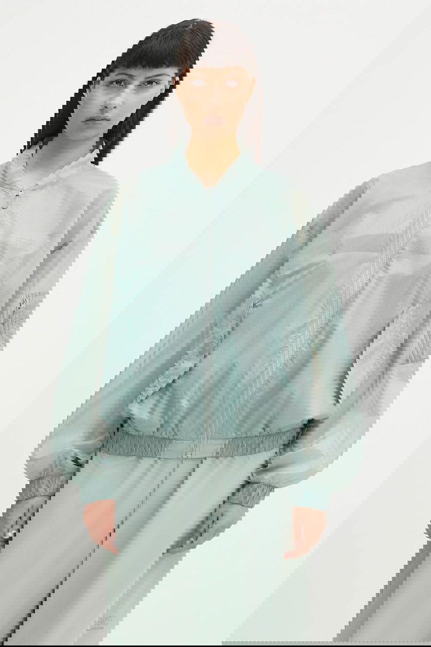 Bomber bunda Maison Margiela MM6 Maison Margiela x Salomon Transitional Translucent Bomber Jacket Tyrkysová | S52AM0327, 0