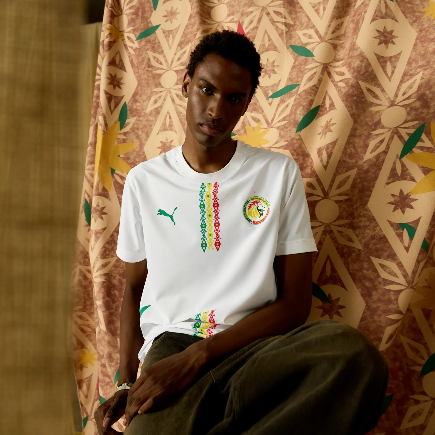 Dres Puma Senegal 2025 Home Replica Jersey Biela | 777161-01, 1