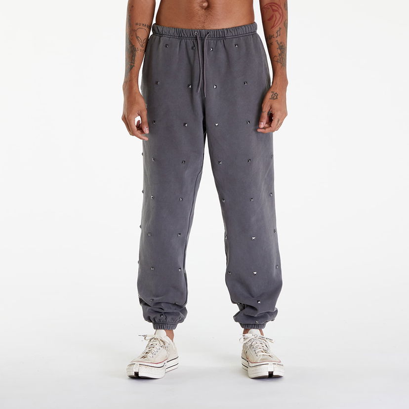 Tepláky Patta Studded Washed Jogging Pants Šedá | POC-SS24-2010-338-0244-055