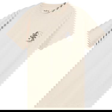 Tričko KAVU Rudder Organic Cotton T-Shirt Béžová | EUS251-920, 0