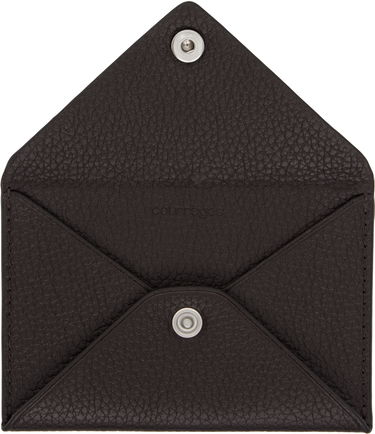 Peňaženka Courrèges Grained Leather Card Holder Hnedá | 124GPM011CV0016, 2