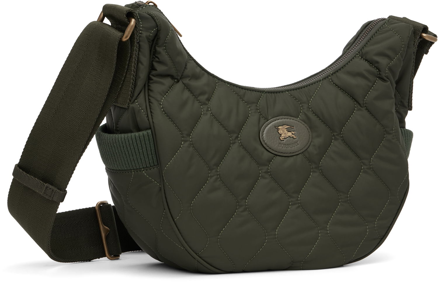 Taška cez rameno Burberry Burberry Clifton Horseshoe Crossbody Bag Zelené | 8111880, 1