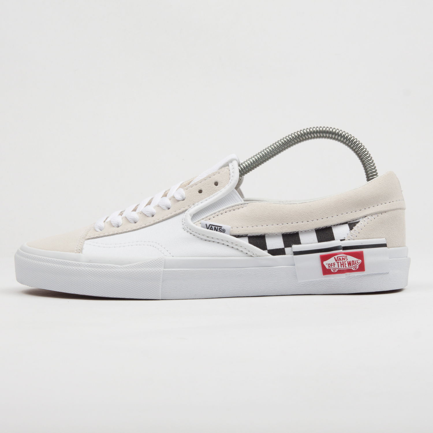Tenisky a topánky Vans Slip - On Cap Checkerboard Béžová | VN0A3WM527I, 1