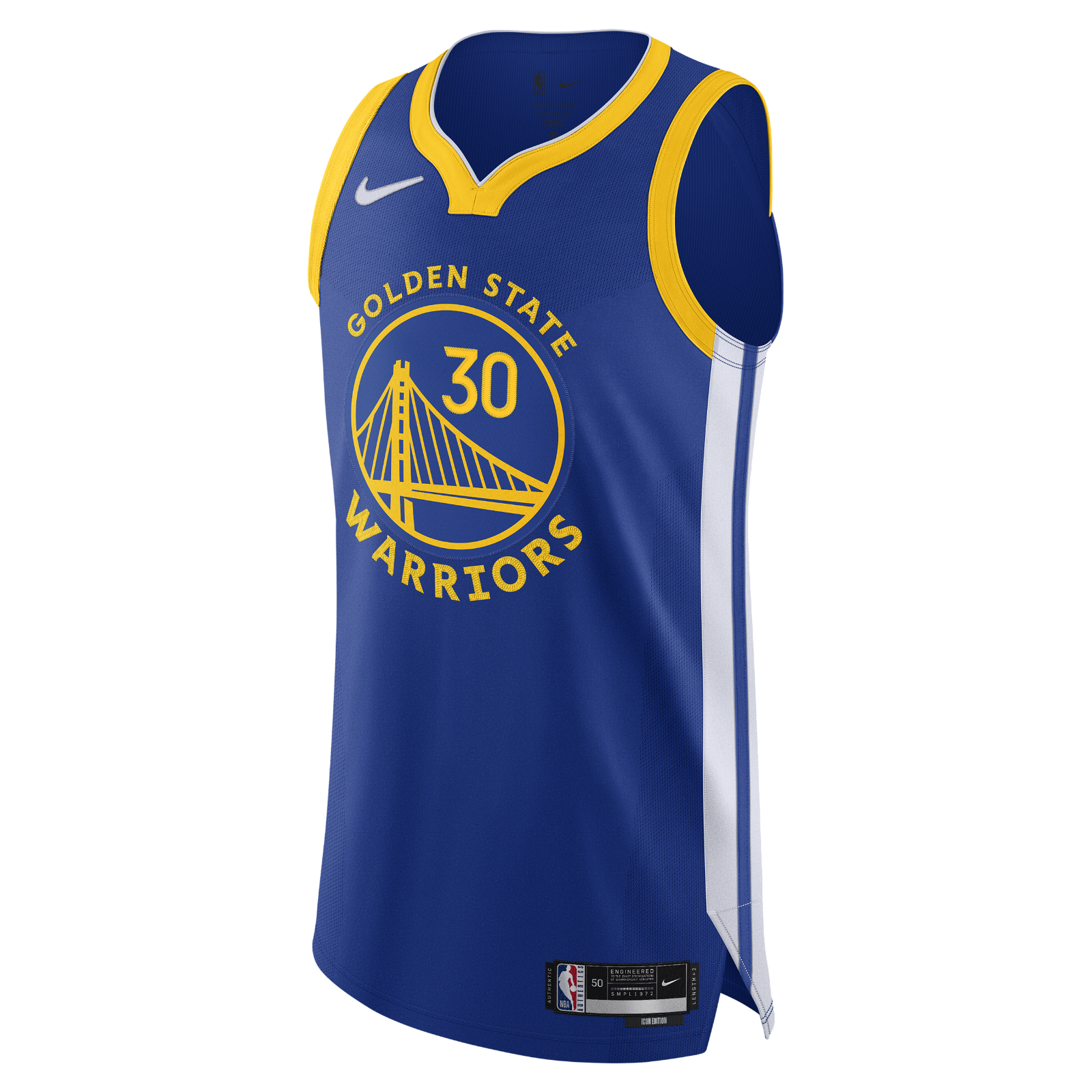 NBA Authentic Stephen Curry Warriors Icon Edition 2020 Jersey