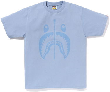 Tričko BAPE Bape Pigment Shark Tee Sax Modrá | 001TEJ301023M-SAX, 0