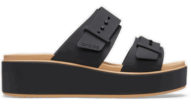 Tenisky a topánky Crocs Brooklyn Buckle Matte Wrap LW Sandals Čierna | 212408-0RI, 0