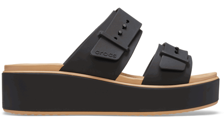 Tenisky a topánky Crocs Brooklyn Buckle Matte Wrap LW Sandals Čierna | 212408-0RI