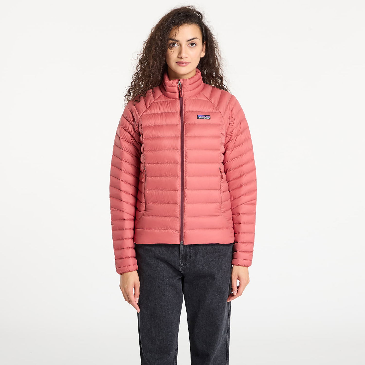 Bunda Patagonia Women's Down Sweater Jacket Ružová | 84684 PTRE, 0