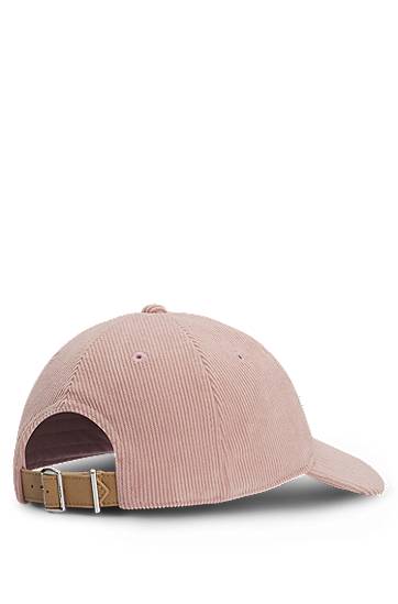 Šiltovka BOSS Baby Corduroy Cap with Double B Monogram Ružová | 50544419, 1