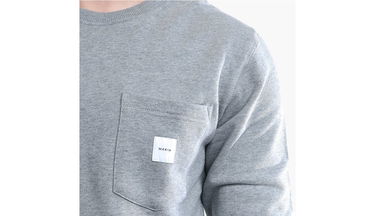 Mikina Makia Square Pocket Sweatshirt Šedá | M41073_923, 4