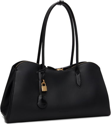 Taška cez rameno Stella McCartney Stella McCartney Ryder structured shoulder bag with padlock Čierna | 7B0176WP0533, 1