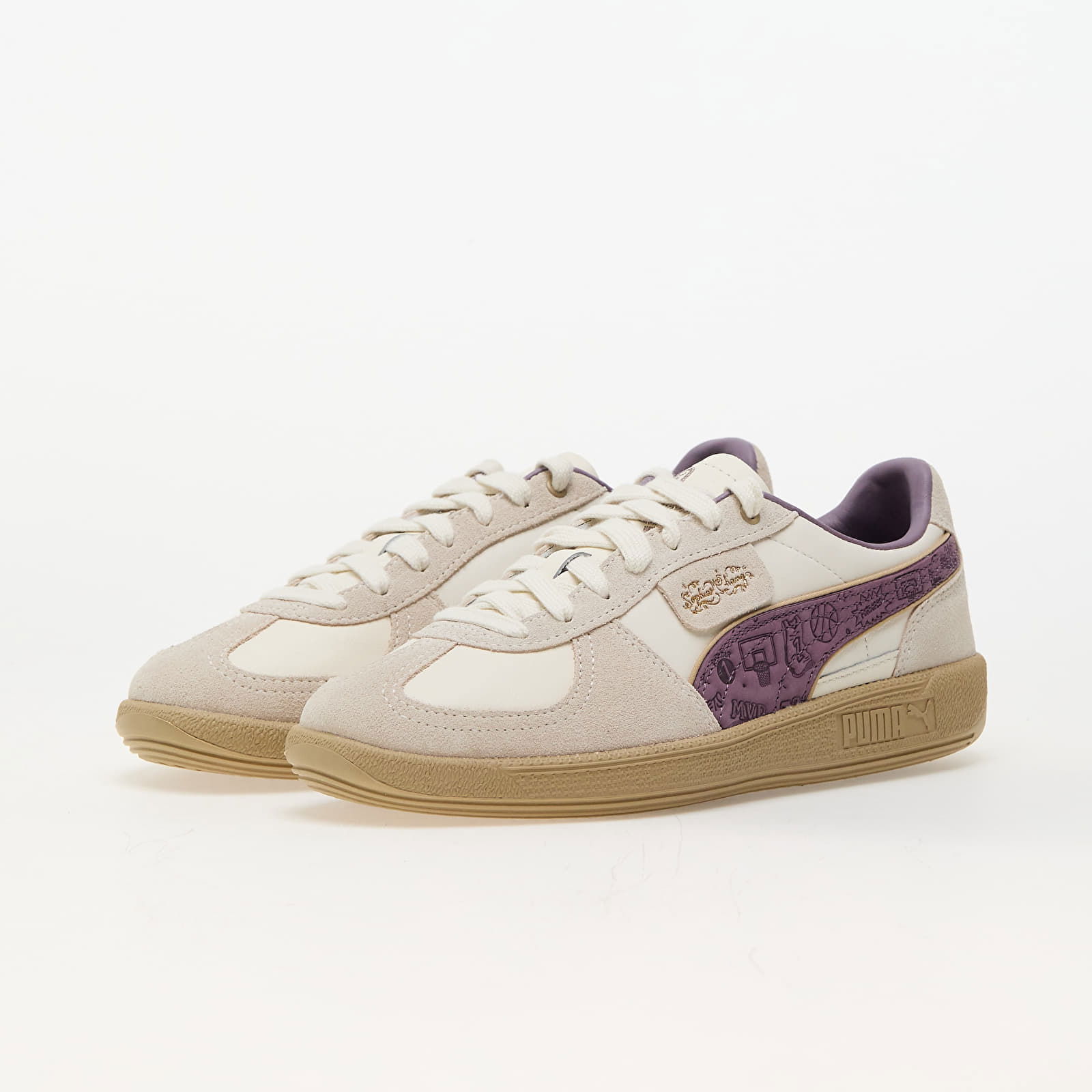 x Sophia Chang Palermo Beige & Purple - US 7.5