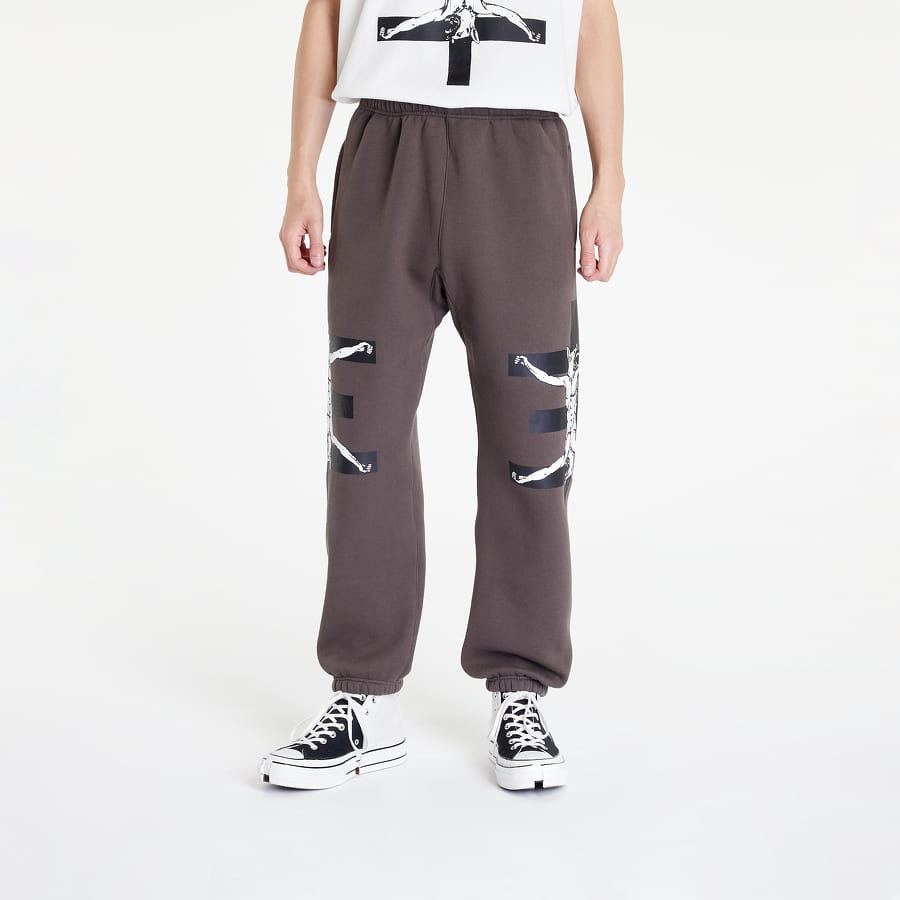 Tepláky Pleasures Psychic x TV Sacrifice Sweatpant Hnedá | P22W022 PEPPER, 0