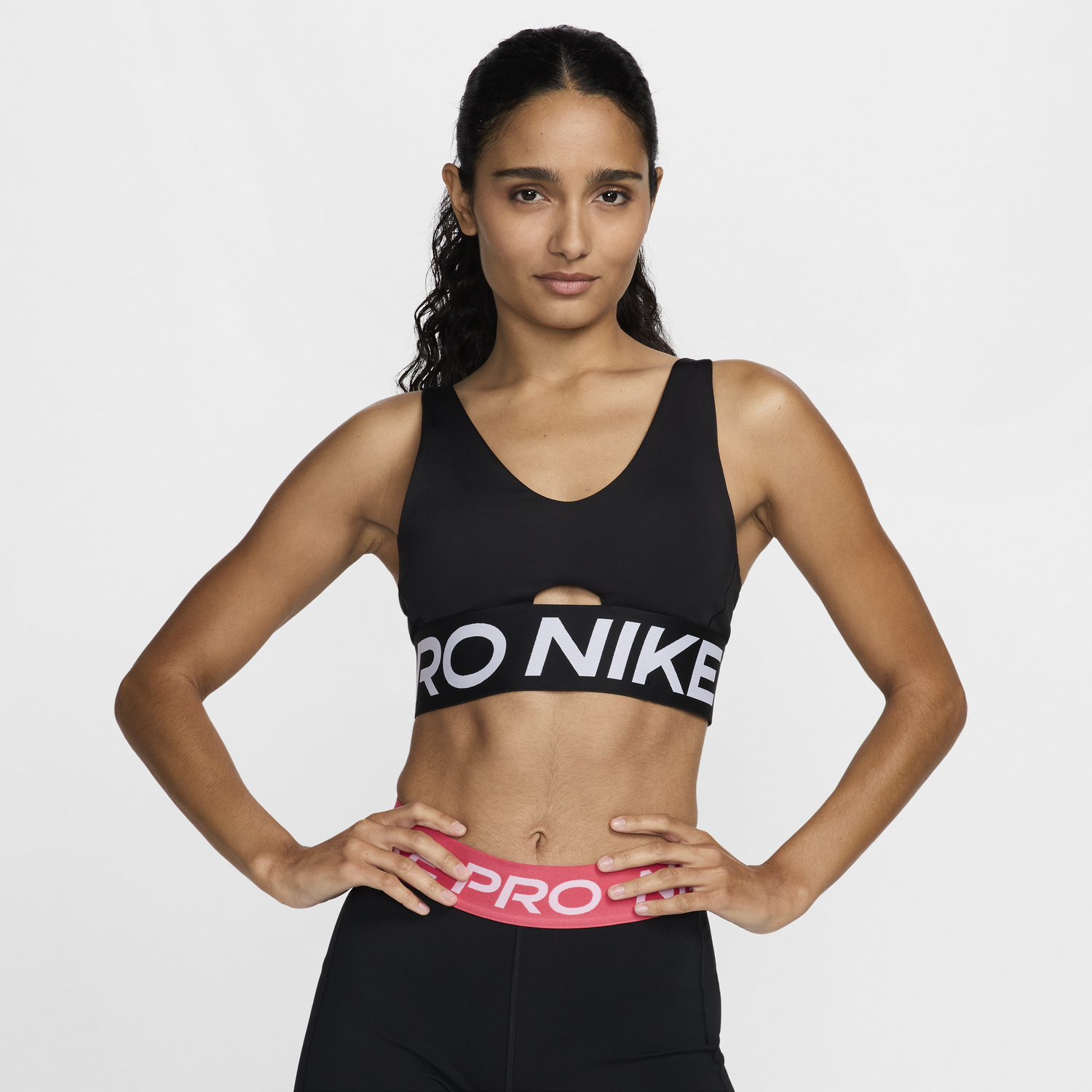 Podprsenka Nike Pro Indy Plunge Čierna | HF7324-010, 0