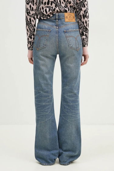 Džínsy Fiorucci Fiorucci Flared Medium Waist Jeans Modrá | U01FPDJE083DN01DN02, 2
