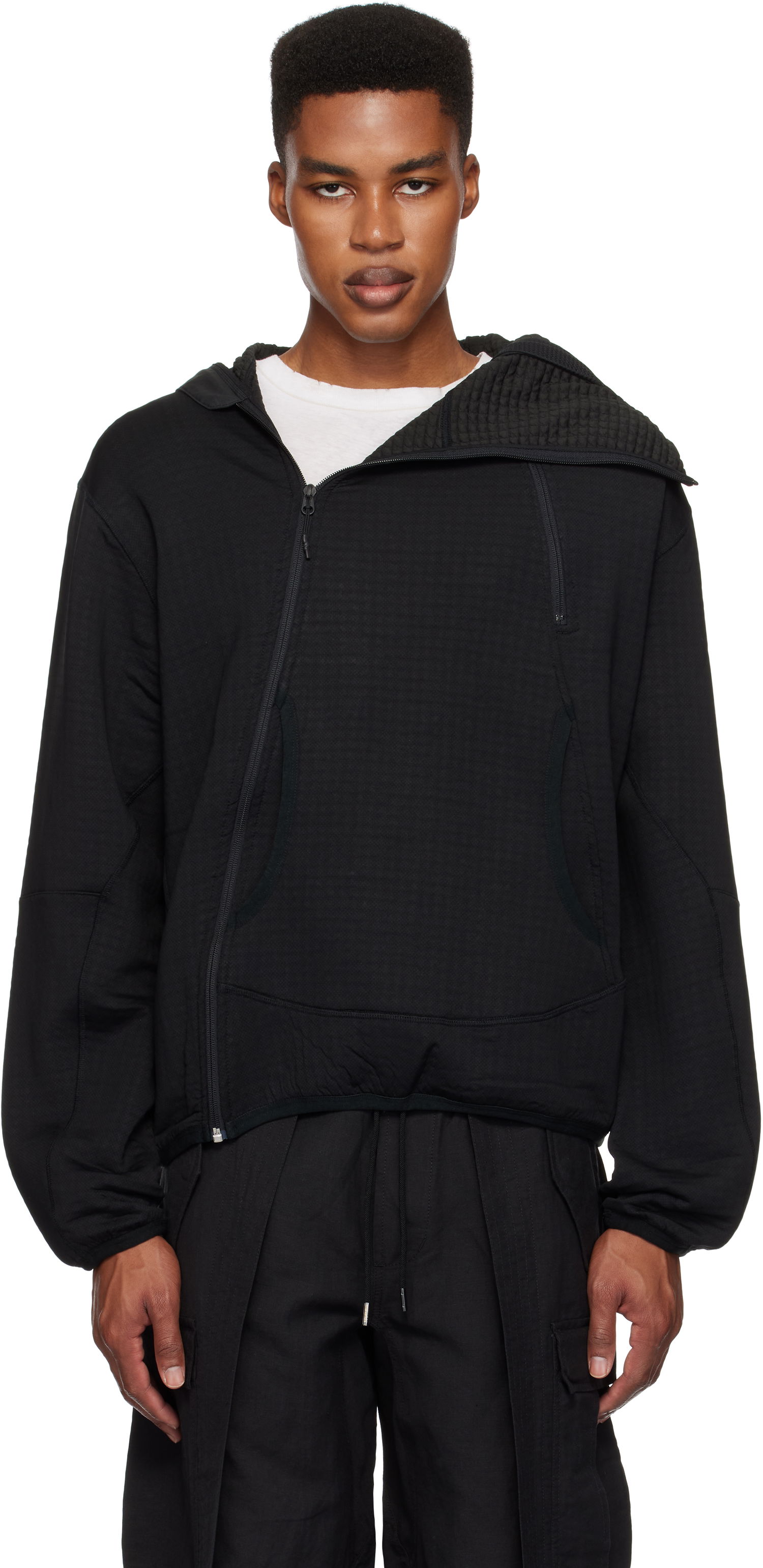 Mikina Maharishi Polartec Air Shinobi Hooded Čierna | 5277, 0