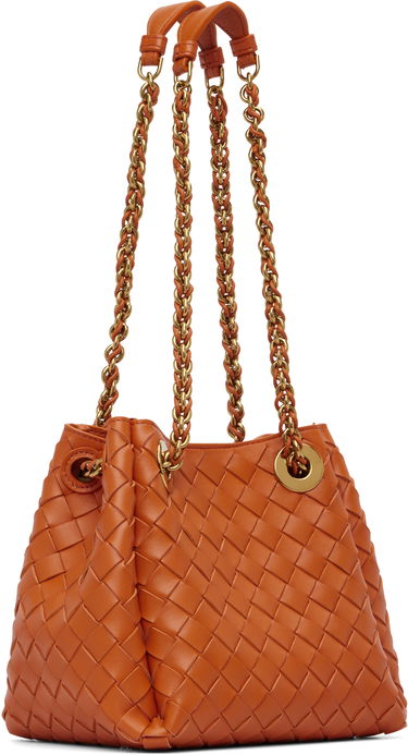 Kabelka Bottega Veneta Bottega Veneta Small Parachute Chain Bag Oranžová | 817175 V4SC5, 2